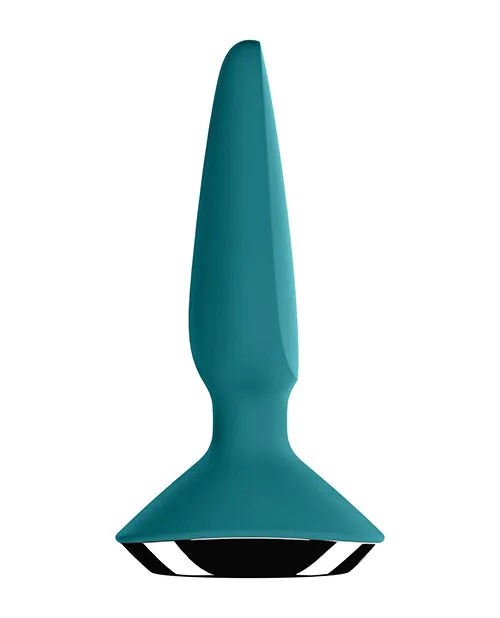 Anal Satisfyer Satisfyer Plugilicious 1 Silicone Vibrating Anal Plug Petrol Anal Satisfyer Satisfyer Plugilicious 1 Silicone Vibrating Anal Plug Petrol