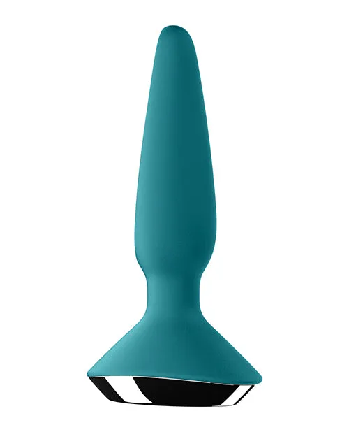 Anal Satisfyer Satisfyer Plugilicious 1 Silicone Vibrating Anal Plug Petrol Anal Satisfyer Satisfyer Plugilicious 1 Silicone Vibrating Anal Plug Petrol