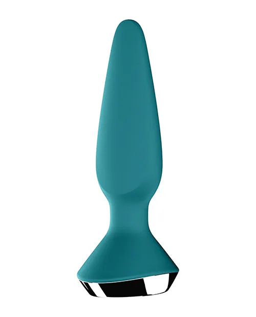 Anal Satisfyer Satisfyer Plugilicious 1 Silicone Vibrating Anal Plug Petrol Anal Satisfyer Satisfyer Plugilicious 1 Silicone Vibrating Anal Plug Petrol