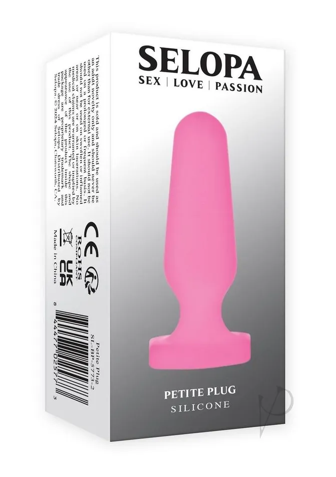 Anal Selopa Selopa Petite Plug Silicone Anal Plug Pink