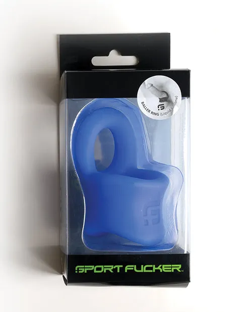 Anal Sport Fucker Sport Fucker Silicone Baller Ring Blue