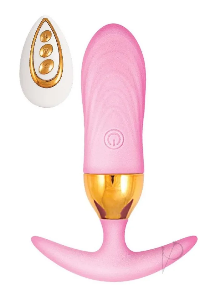 Anal The Beat The Beat Magic Power Rechargeable Silicone Plug Pink