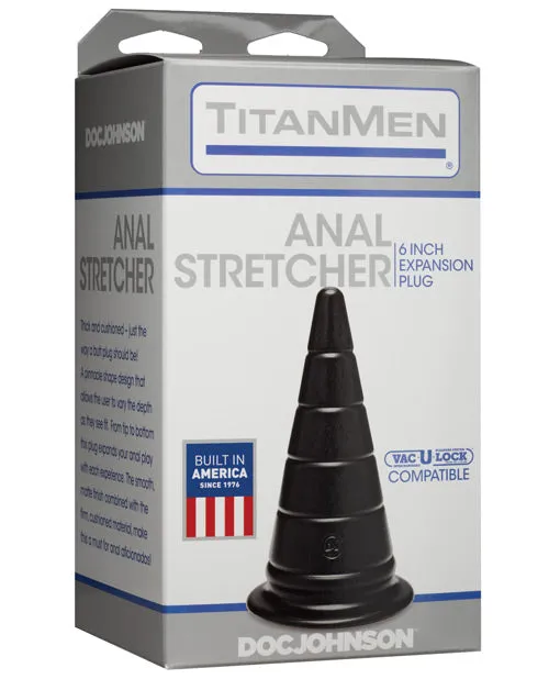 Anal Titan Men TitanMen Anal Stretcher Expansion Anal Plug Black Anal Titan Men TitanMen Anal Stretcher Expansion Anal Plug Black