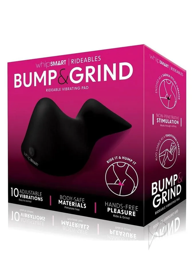Anal Whipsmart WhipSmart Bump and Grind Rechargeable Silicone Vibrating Pad Black Anal Whipsmart WhipSmart Bump and Grind Rechargeable Silicone Vibrating Pad Black