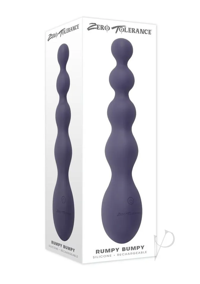 Anal Zero Tolerance Rumpy Bumpy Rechargeable Silicone Anal Beads Purple Zero Tolerance Anal Zero Tolerance Rumpy Bumpy Rechargeable Silicone Anal Beads Purple Zero Tolerance