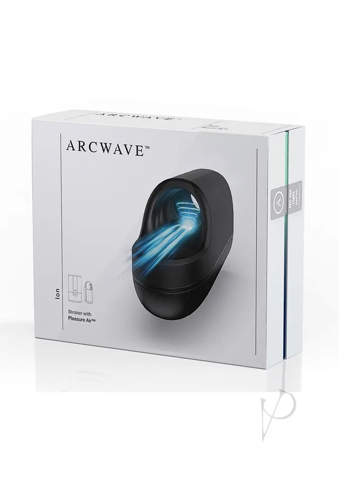Arcwave Ion Rechargeable Silicone Pleasure Air Stroker Black Arcwave Male Sex Toys Arcwave Ion Rechargeable Silicone Pleasure Air Stroker Black Arcwave Male Sex Toys