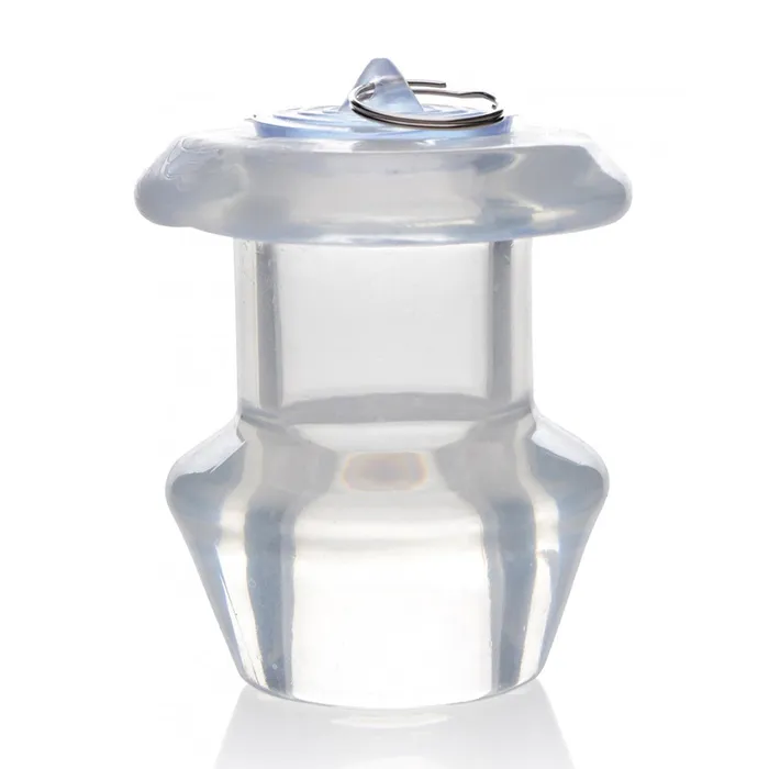 Ass Bung Clear Hollow Anal Dilator with Plug Master Series Anal