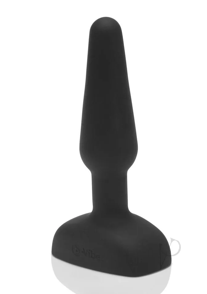 BVibe Trio Plug Rechargeable Silicone Anal Plug with Remote Control Black B Vibe Anal BVibe Trio Plug Rechargeable Silicone Anal Plug with Remote Control Black B Vibe Anal