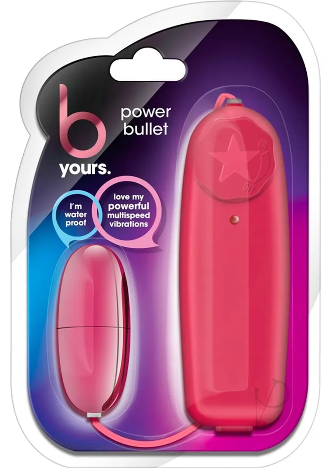 B Yours Female Sex Toys B Yours Power Bullet with Wired Remote Control Cerise B Yours Female Sex Toys B Yours Power Bullet with Wired Remote Control Cerise