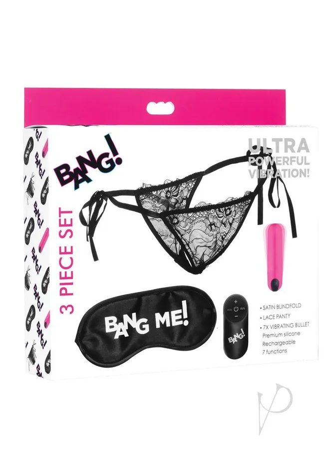 Bang Anal Bang Power Panty Kit set of 3 Pink