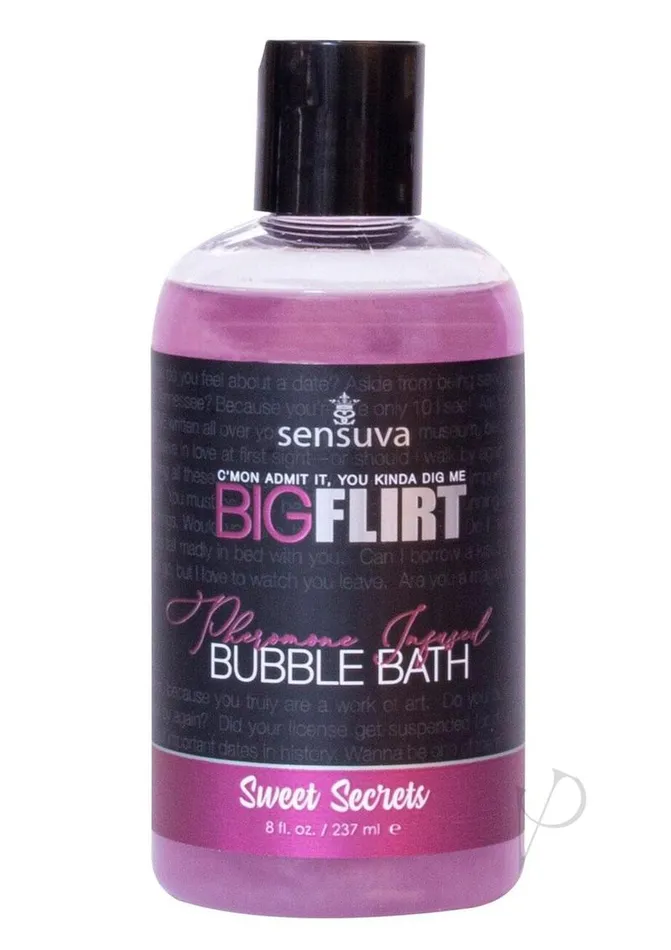 Big Flirt Big Flirt Pheromone Bubble Bath 8oz Sweet Secrets Dildos