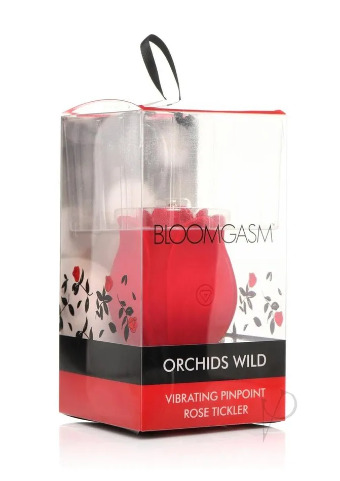 Bloomgasm Vibrators Bloomgasm Orchids Wild Rechargeable Silicone Vibrating Pinpoint Rose Tickler Red Bloomgasm Vibrators Bloomgasm Orchids Wild Rechargeable Silicone Vibrating Pinpoint Rose Tickler Red