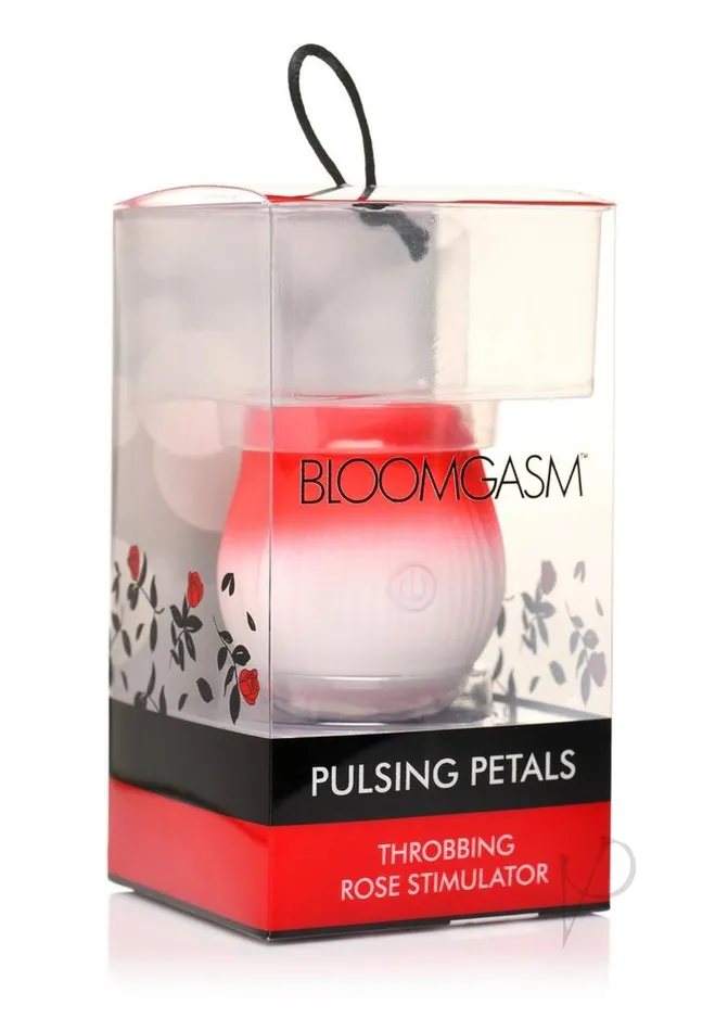 Bloomgasm Vibrators Bloomgasm Pulsing Petals Throbbing Silicone Rechargeable Rose Stimulator Red Bloomgasm Vibrators Bloomgasm Pulsing Petals Throbbing Silicone Rechargeable Rose Stimulator Red