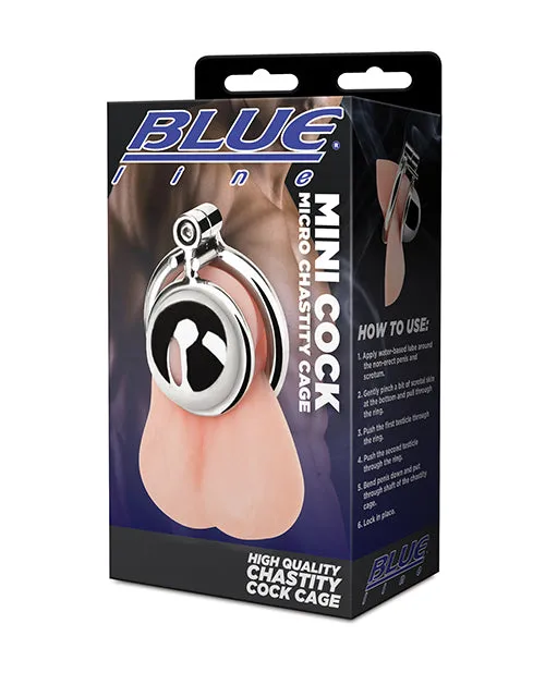 Blue Line Mini Cock Micro Chastity Cage Stainless Steel Blue Line Cand B Gear Male Sex Toys Blue Line Mini Cock Micro Chastity Cage Stainless Steel Blue Line Cand B Gear Male Sex Toys