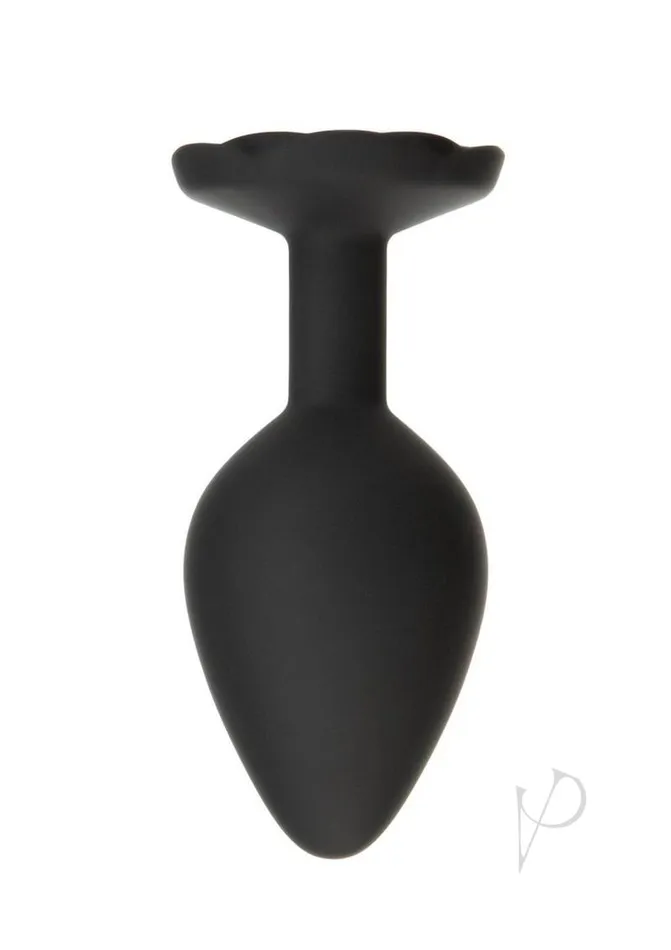 Bms Factory Roses Til Dawn Silicone Butt Plug Medium Black Anal Bms Factory Roses Til Dawn Silicone Butt Plug Medium Black Anal