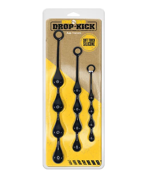 Boneyard Anal Boneyard DropKick Silicone Ass Trainer 3 per set Black Boneyard Anal Boneyard DropKick Silicone Ass Trainer 3 per set Black