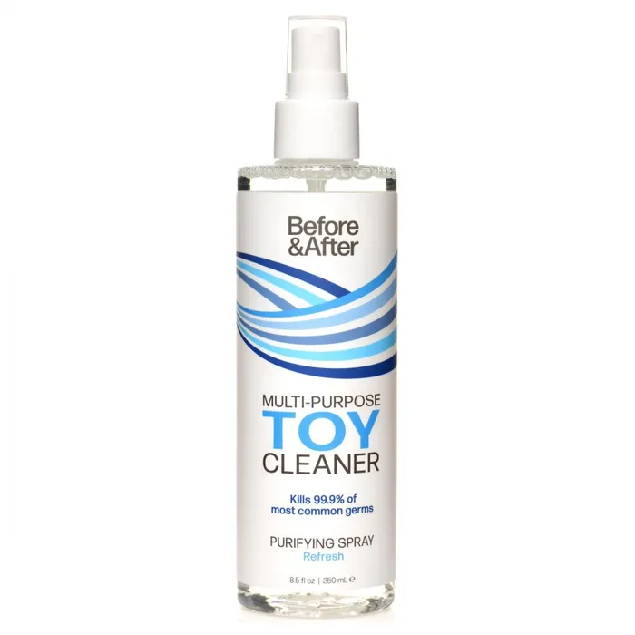 California Exotics Novelties Vibrators Before and After AntiBacterial Adult Toy Cleaner 8 fl oz
