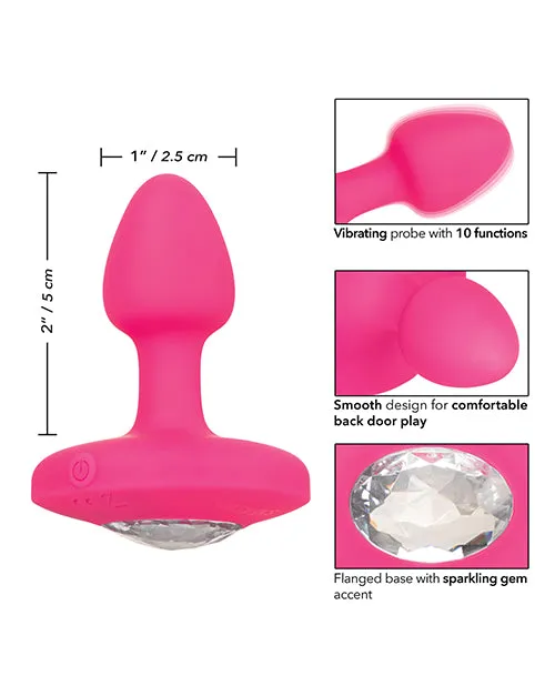 Cheeky Anal Cheeky Gems Rechargeable Silicone Vibrating Probe Small Pink Cheeky Anal Cheeky Gems Rechargeable Silicone Vibrating Probe Small Pink