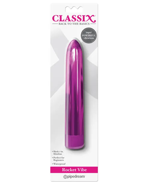 Classix Vibrators Classix Rocket Vibrator Pink