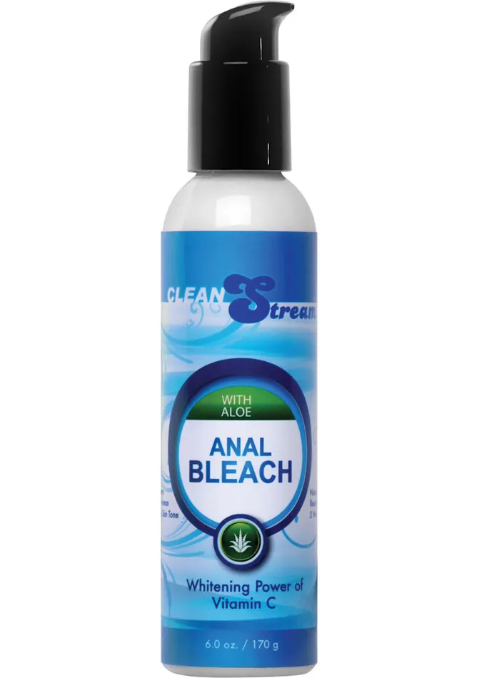 CleanStream Anal Bleach with Vitamin C and Aloe 6oz Blue Cleanstream Anal