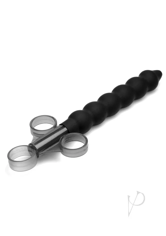 Cleanstream CleanStream Silicone Beaded Lube Launcher Black Anal