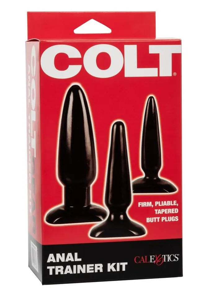 COLT Anal Trainer Kit Butt Plug Black Colt Anal