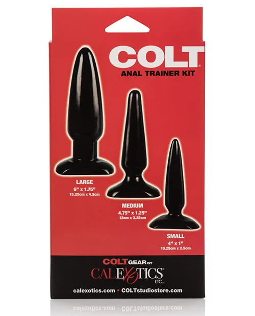 COLT Anal Trainer Kit Butt Plug Black Colt Anal COLT Anal Trainer Kit Butt Plug Black Colt Anal
