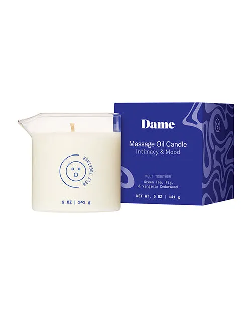 Couples Dame Dame Massage Oil Candle Melt Together