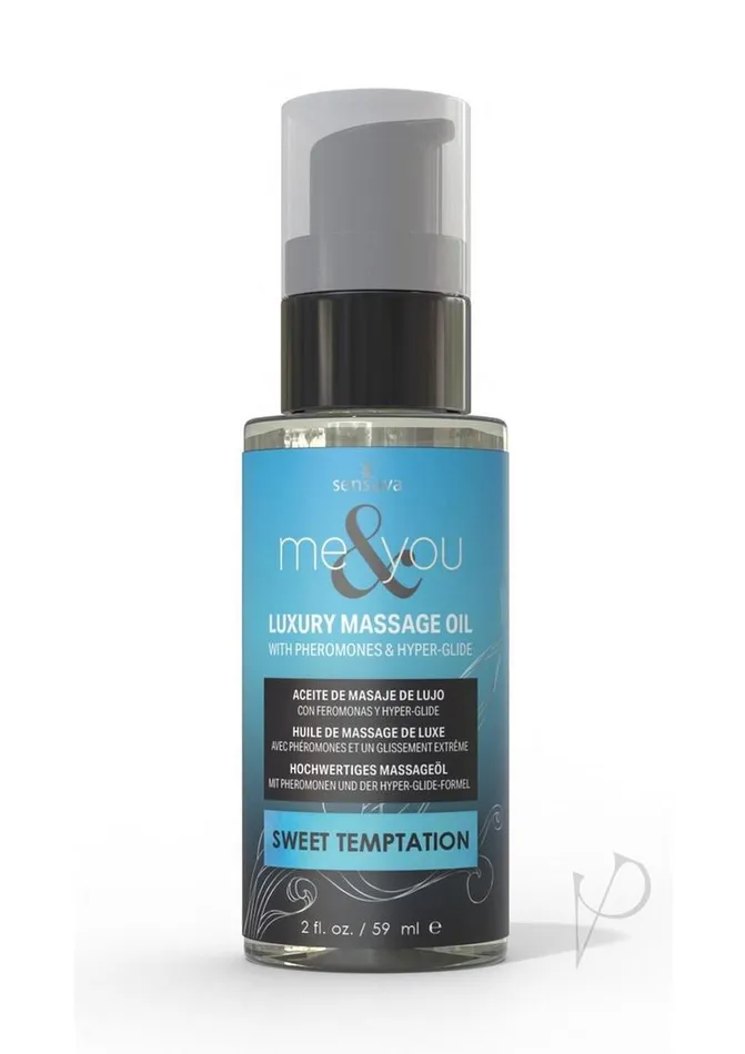 Couples Me And You Me and You Pheromone Infused Luxury Massage Oil Sweet Temptation 2oz Couples Me And You Me and You Pheromone Infused Luxury Massage Oil Sweet Temptation 2oz