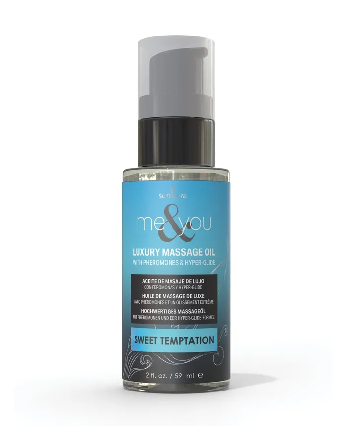 Couples Me And You Me and You Pheromone Infused Luxury Massage Oil Sweet Temptation 2oz Couples Me And You Me and You Pheromone Infused Luxury Massage Oil Sweet Temptation 2oz
