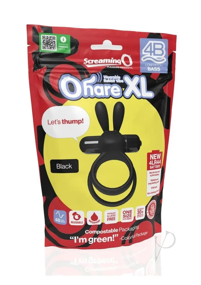 Couples Screaming O Screaming O 4B Ohare XL Silicone Vibrating Cock Ring Black Couples Screaming O Screaming O 4B Ohare XL Silicone Vibrating Cock Ring Black