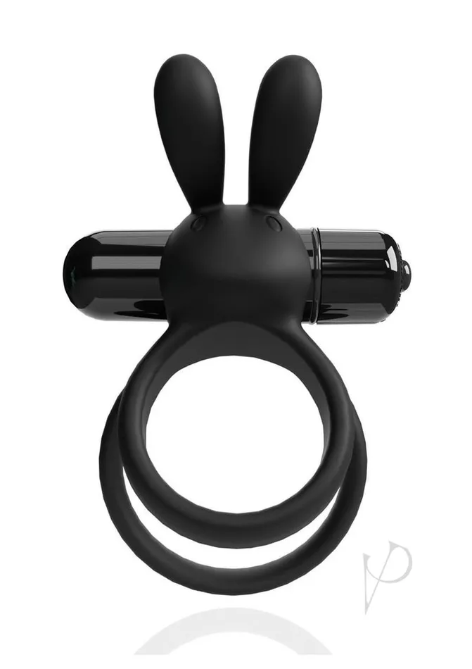 Couples Screaming O Screaming O 4B Ohare XL Silicone Vibrating Cock Ring Black