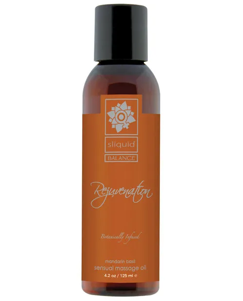Couples Sliquid Sliquid Organics Massage Oil 42 oz Rejuvenate