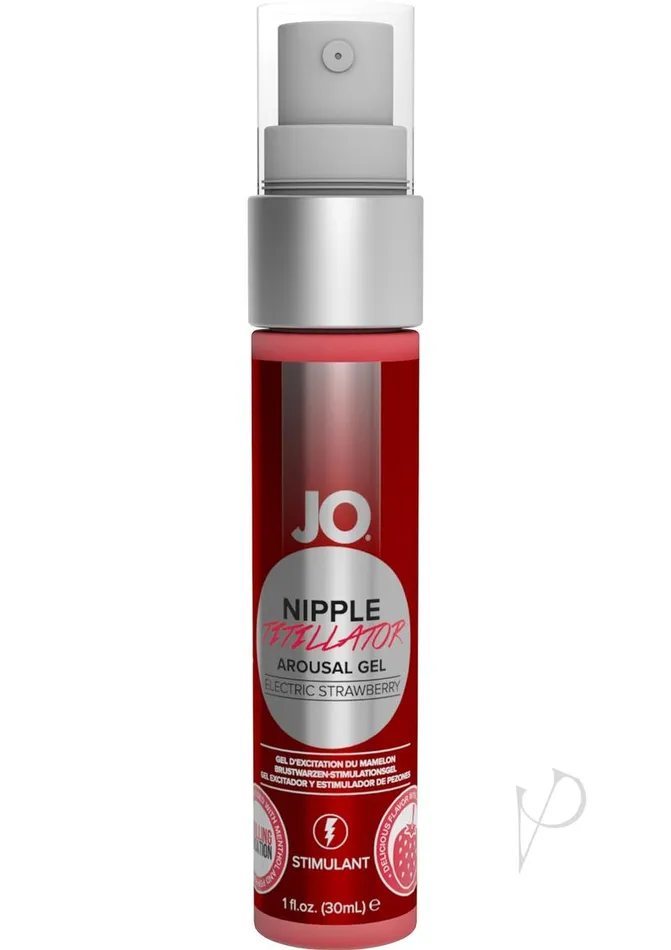 Couples System Jo JO Nipple Tittilator Arousal Gel Strawberry 1oz