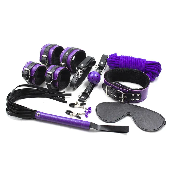Couples Wild Night Fantasies Exotic Purple Bondage Kit