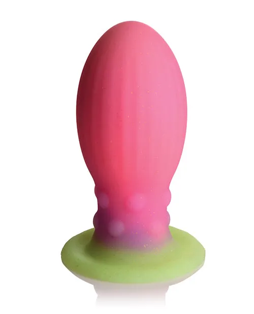 Creature Cocks Dildos Creature Cocks Xeno Egg Glow in the Dark Silicone Egg PinkGreen