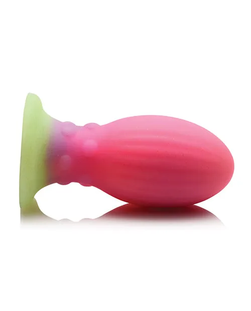 Creature Cocks Dildos Creature Cocks Xeno Egg Glow in the Dark Silicone Egg PinkGreen