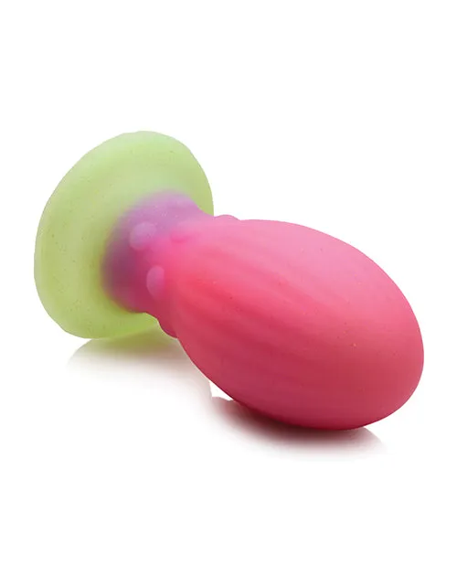 Creature Cocks Dildos Creature Cocks Xeno Egg Glow in the Dark Silicone Egg PinkGreen