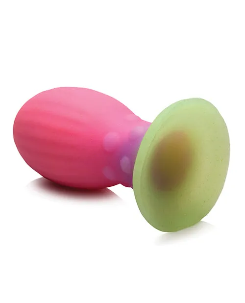 Creature Cocks Dildos Creature Cocks Xeno Egg Glow in the Dark Silicone Egg PinkGreen