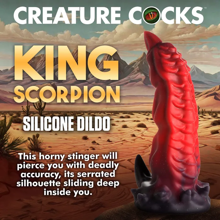 Creature Cocks Dildos King Scorpion Silicone Dildo