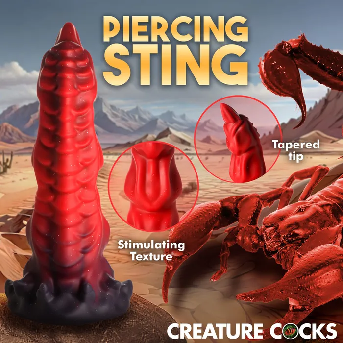 Creature Cocks Dildos King Scorpion Silicone Dildo