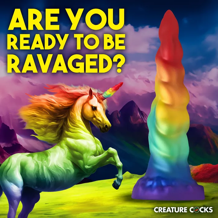 Creature Cocks Female Sex Toys Magic Rider Unicorn Silicone Dildo