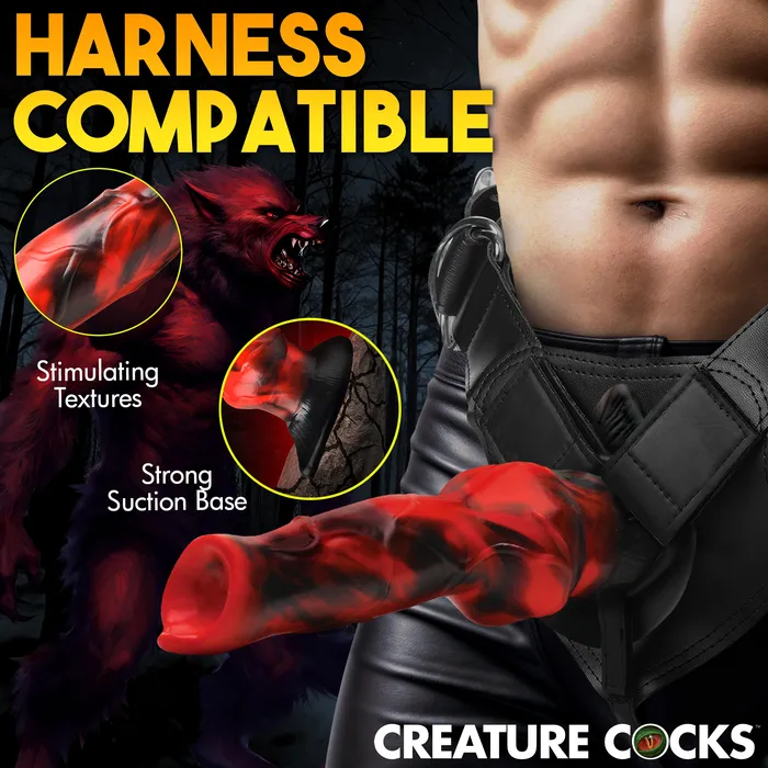 Creature Cocks Female Sex Toys Vibra Beast Vibrating Silicone Dildo