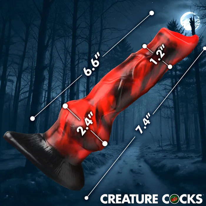 Creature Cocks Female Sex Toys Vibra Beast Vibrating Silicone Dildo
