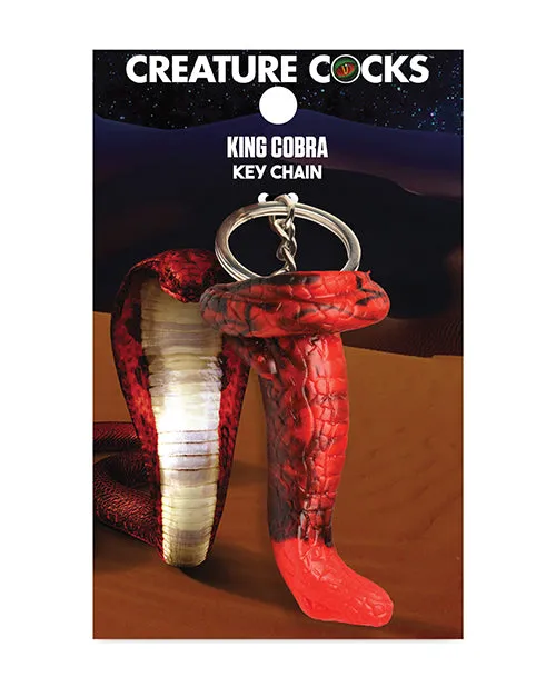 Creature Cocks King Cobra Keychain Red Creature Cocks Dildos
