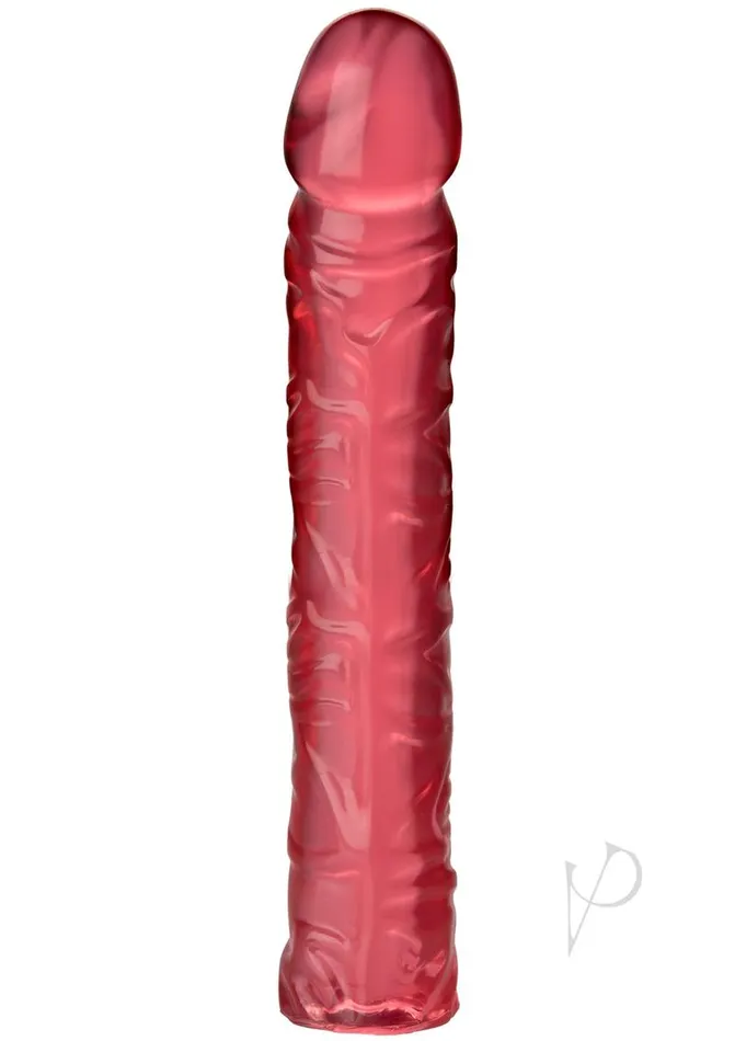 Crystal Jellies Classic Dildo 10in Pink Crystal Jellies Dildos