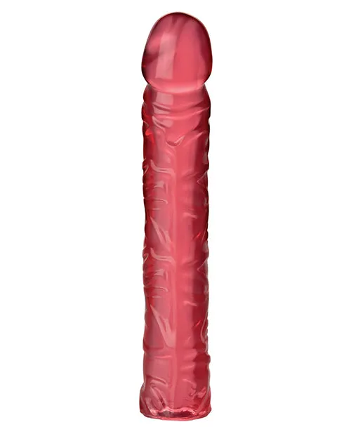 Crystal Jellies Classic Dildo 10in Pink Crystal Jellies Dildos