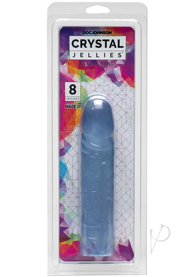 Crystal Jellies Dildos Crystal Jellies Classic Dildo 8in Clear