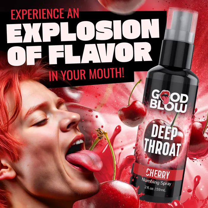 Deep Throat Cherry Numbing Spray Good Blow Male Sex Toys