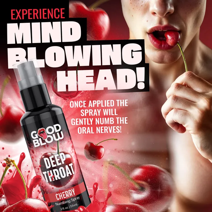 Deep Throat Cherry Numbing Spray Good Blow Male Sex Toys